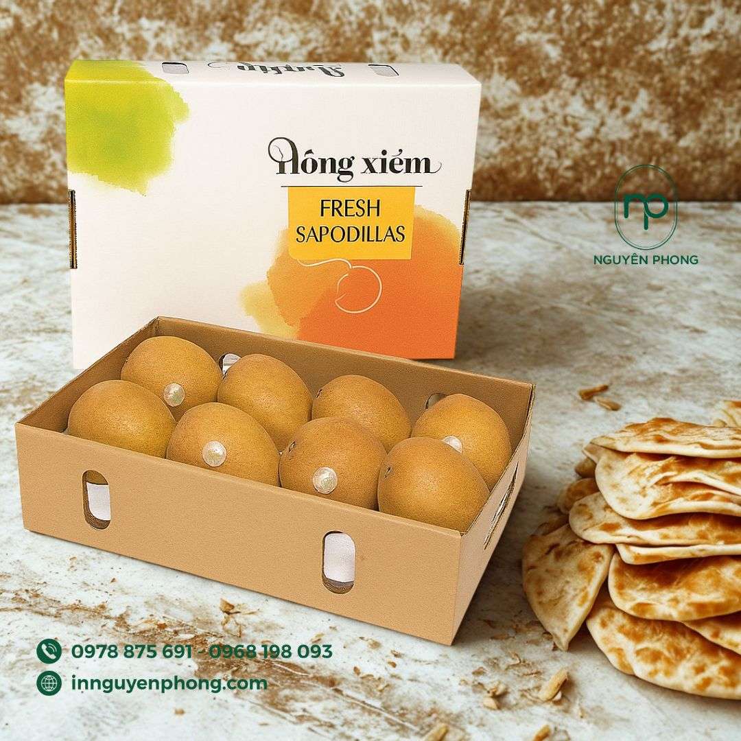 Mẫu thùng carton đựng hồng xiêm 